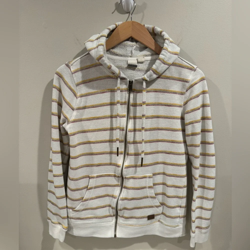 Roxy Perfect‎ Wave Striped Zip-Up Small Relaxed Fit